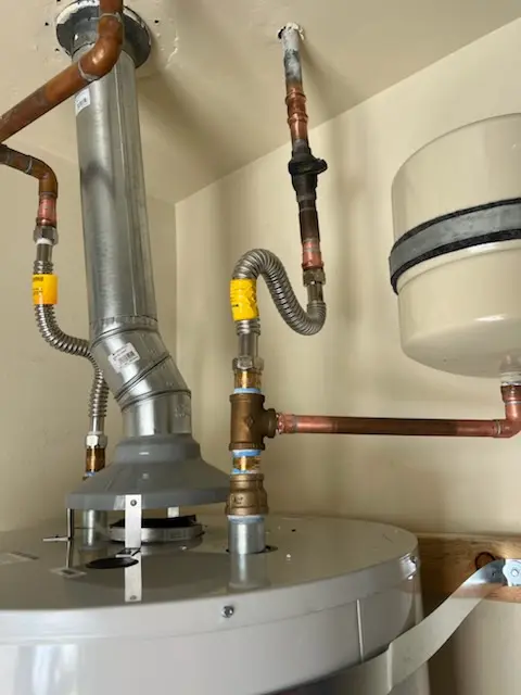 Water heater installation and plumbing repair in Malden